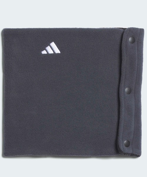 adidas（アディダス）の「ビッグ ロゴ リバーシブル ネックウォーマー / アディダス adidas（スポーツグッズ・メンズ・ブラック/グレー・LARGE/SMALL）」の4枚目の写真