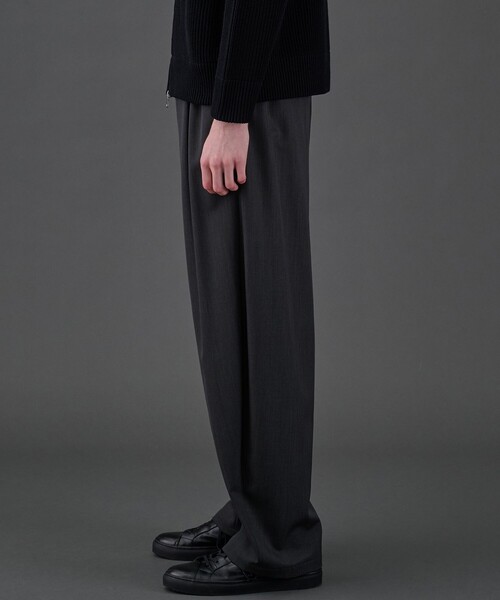 CLEAR WOOL 2タックバレルスラックス（その他パンツ）｜UNITED TOKYO