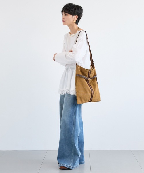 BARNYARDSTORM（バンヤードストーム）の「BARNYARDSTORM / 裾フリルブラウス / ハンドウォッシャブル 【YouTube「i.style closet」紹介アイテム】（シャツ/ブラウス・レディース・ホワイト/ブラック・FREE）」の17枚目の写真