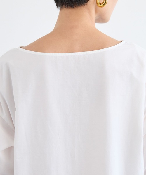 BARNYARDSTORM（バンヤードストーム）の「BARNYARDSTORM / 裾フリルブラウス / ハンドウォッシャブル 【YouTube「i.style closet」紹介アイテム】（シャツ/ブラウス・レディース・ホワイト/ブラック・FREE）」の6枚目の写真