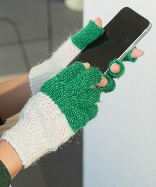 TEMBEA FINGERLESS GUNTE MOHAIR テンベア フィンガーレス グンテ