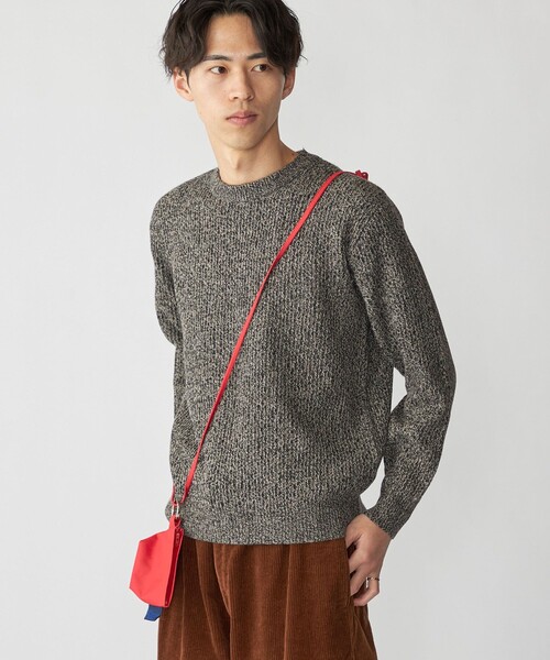 SHIPS(シップス)の「SHIPS:〈手洗い可能〉メランジ クルーネック ニット(ニット/セーター・メンズ・ケリーグリーン/ネイビー/ブラウン/レッド・SMALL/MEDIUM/LARGE/X-LARGE)」の12枚目の写真