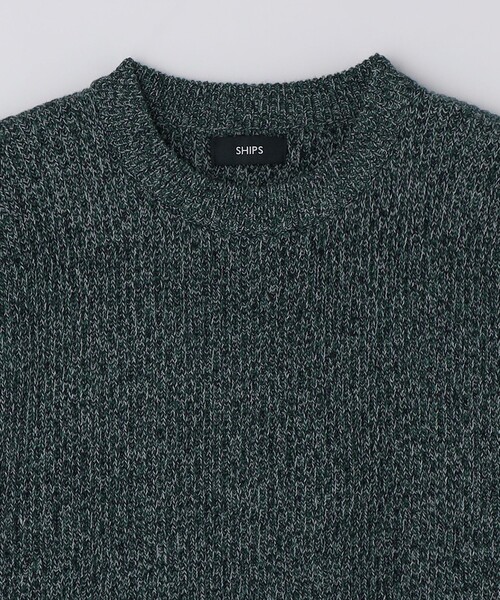 セール】SHIPS:〈手洗い可能〉メランジ クルーネック ニット（ニット