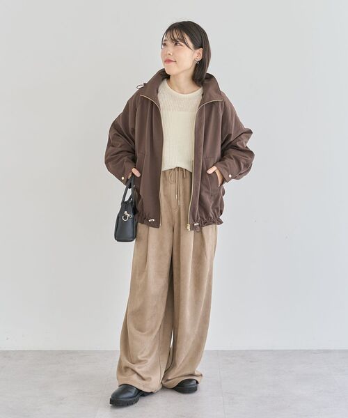 Sugar spoon(シュガースプーン)の「・SUGAR SPOON スエードポンチカーブパンツ(その他パンツ・レディース・グレー/チャコールグレー/ブラック/アイボリー/ベージュ・FREE)」の20枚目の写真