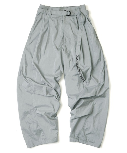 TIGHTBOOTH PRODUCTION（タイトブースプロダクション）の「GOOPiMADE x TIGHTBOOTH SP?Strap Baggy Slacks / グーピーメイド x タイトブース SP ストラップ バギー スラックス（その他パンツ・メンズ・ブラック/オリーブ/グレー・1/2/3）」の2枚目の写真