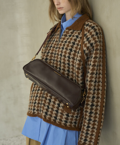 Foundry Mews(ファウンドリーミューズ)の「Foundry Mews/ファウンドリーミューズ Jules Bag / 3WAYハンドバッグ / ショルダーバッグ(ショルダーバッグ・レディース・ブラウン/ブラック・ONE SIZE)」の10枚目の写真