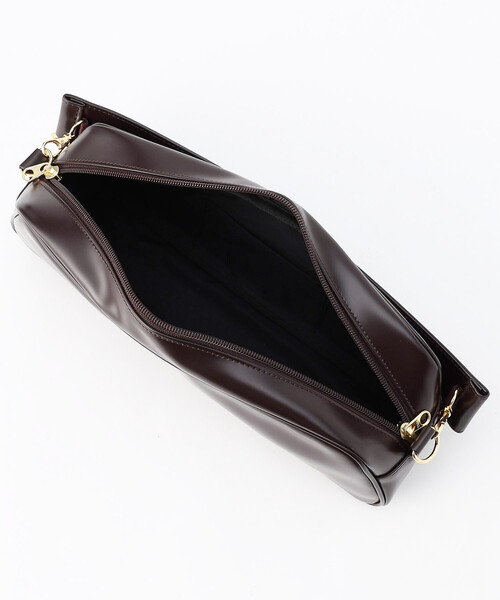 Foundry Mews(ファウンドリーミューズ)の「Foundry Mews/ファウンドリーミューズ Jules Bag / 3WAYハンドバッグ / ショルダーバッグ(ショルダーバッグ・レディース・ブラウン/ブラック・ONE SIZE)」の6枚目の写真