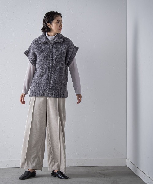 セール】コーデュロイワイドパンツ≪洗濯機で洗える≫（その他パンツ