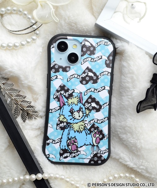 M-factory(エムファクトリー)の「iPhone17 ケース iPhone16 ケース iPhone15 iPhone14 iPhone13 ラブアンドポップ 耐衝撃ケース(スマホケース/カバー・レディース・ブラック系/ブルー系/レッド系/ピンク系・iPhone 16/iPhone 13/14/15/iPhone 17)」の10枚目の写真