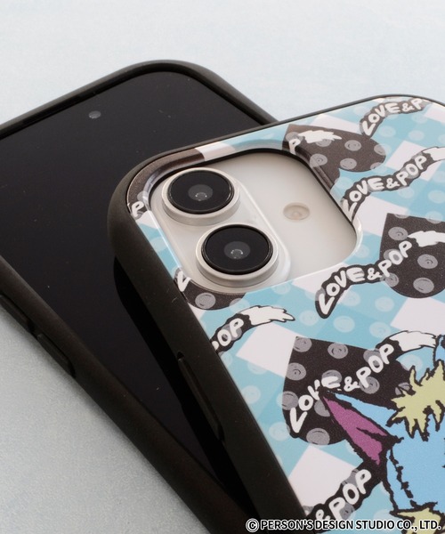 M-factory(エムファクトリー)の「iPhone17 ケース iPhone16 ケース iPhone15 iPhone14 iPhone13 ラブアンドポップ 耐衝撃ケース(スマホケース/カバー・レディース・ブラック系/ブルー系/レッド系/ピンク系・iPhone 16/iPhone 13/14/15/iPhone 17)」の20枚目の写真