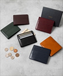 GRAV（グラブ）の「本革 薄型コンパクト フラグメントケース（財布・メンズ）」