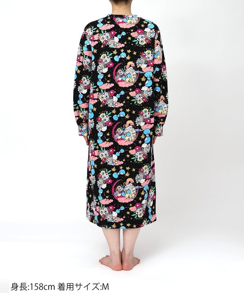 セール】ルームウェア あったか ネグリジェ 長袖（ルームワンピース