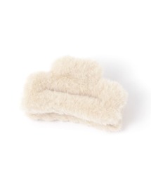 LAKOLE | もこもこスクエアファーバンスクリップ / 601579(バレッタ/ヘアクリップ)