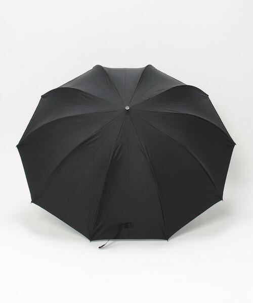 FOX UMBRELLAS（フォックスアンブレラズ）の「FOX UMBRELLAS / フォックスアンブレラズ：別注 TELESCOPIC UMBLELLA-Maple Straight / 折りたたみ傘 晴雨兼用 遮光：FX-TL2-098-01[MUS]（折りたたみ傘・メンズ・ブラック/ネイビー系/ネイビー系2・FREE）」の4枚目の写真