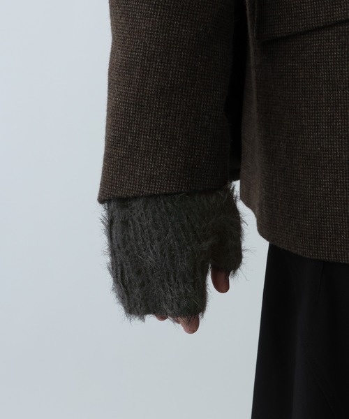 HARE（ハレ）の「シャギーニットグローブ(HARE)（手袋・メンズ・グレー/ブルー/ブラック/レッド・FREE）」の21枚目の写真