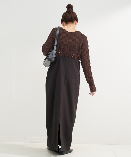 B.C STOCK(ベーセーストック)の「《追加》手洗い可 / ストレッチフラワーレースプルオーバー(Tシャツ/カットソー・レディース・ホワイト/ブラウン/ブラック・FREE)」の20枚目の写真