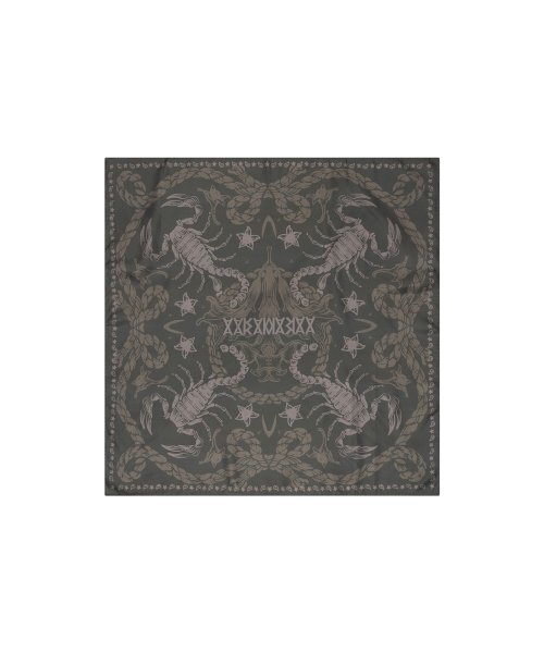 AAKAM(アーカム)の「Scorpion Printed Scarf (Khaki)(バンダナ/スカーフ・レディース・その他・FREE)」の5枚目の写真