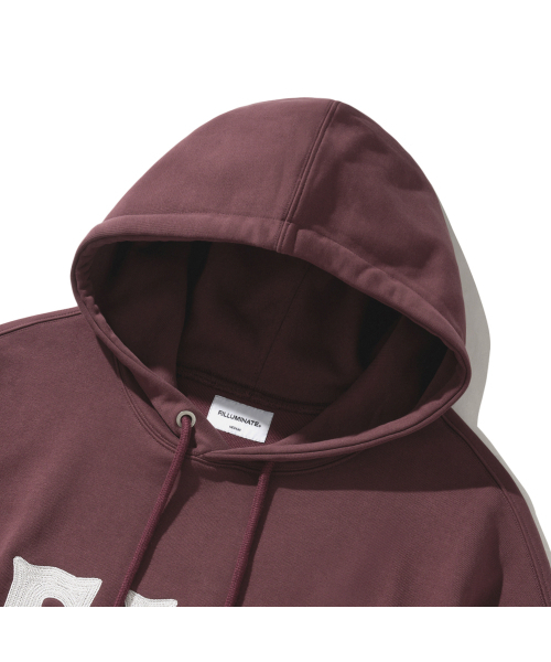 F.ILLUMINATE（フィルミネイト）の「FLM スティッチロゴフードパーカー - ワイン（パーカー・レディース・その他・SMALL/MEDIUM/LARGE）」の10枚目の写真