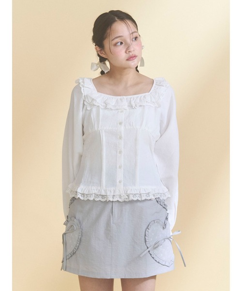 sugar square blouse（シャツ/ブラウス）｜merry jenny（メリー