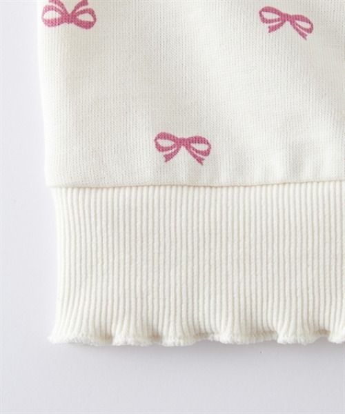 QUNTSTYLE(キュントスタイル)の「選べる♪デザインプリントトレーナー(スウェット・キッズ・ピンク系/ブラック系/チャコール/ネイビー系/ホワイト系1/ホワイト系2・100/110/120/130)」の17枚目の写真