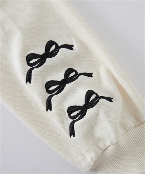 QUNTSTYLE(キュントスタイル)の「選べる♪デザインプリントトレーナー(スウェット・キッズ・ピンク系/ブラック系/チャコール/ネイビー系/ホワイト系1/ホワイト系2・100/110/120/130)」の19枚目の写真