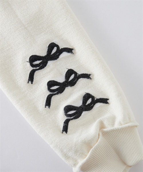 QUNTSTYLE(キュントスタイル)の「選べる♪デザインプリントトレーナー(スウェット・キッズ・ピンク系/ブラック系/チャコール/ネイビー系/ホワイト系1/ホワイト系2・100/110/120/130)」の21枚目の写真