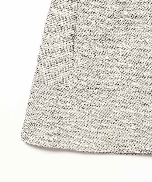 Demi-Luxe BEAMS(デミルクス ビームス)の「【セレモニー・フォーマル】ツイード フレア Vネック ジレ*(ベスト・レディース・オフホワイト/ブラック・38/36)」の18枚目の写真