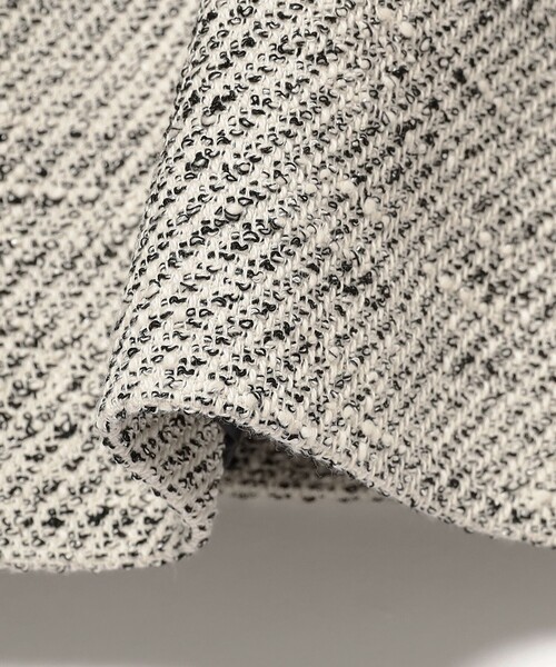 Demi-Luxe BEAMS(デミルクス ビームス)の「【セレモニー・フォーマル】ツイード フレア Vネック ジレ*(ベスト・レディース・オフホワイト/ブラック・38/36)」の9枚目の写真