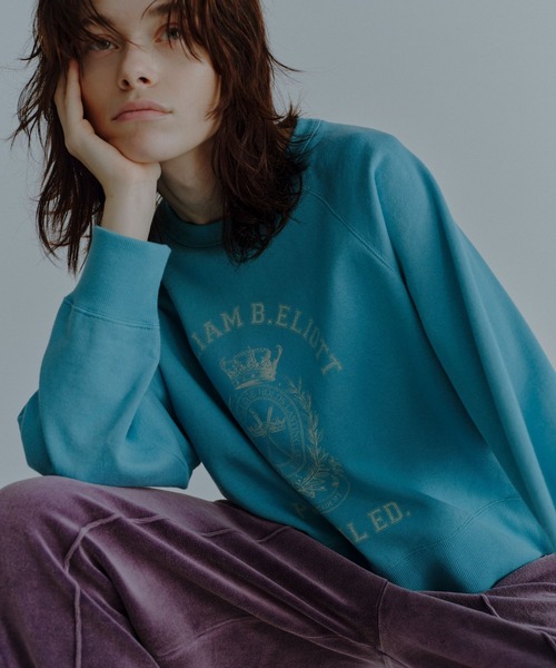 セール】【WILLIAM B.ELIOTT】エンブレムスウェット（Tシャツ