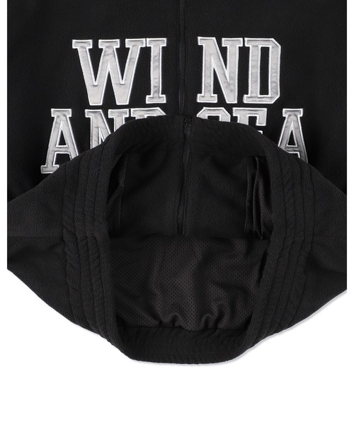 WIND AND SEA（ウィンダンシー）の「PATCH LOGO FLEECE JACKET（その他アウター・メンズ・カーキ/ブラック・L）」の5枚目の写真