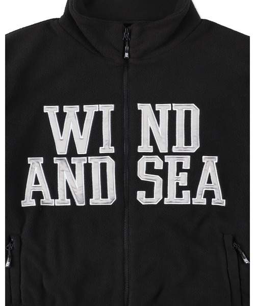 PATCH LOGO FLEECE JACKET（その他アウター）｜WIND AND SEA（ウィン