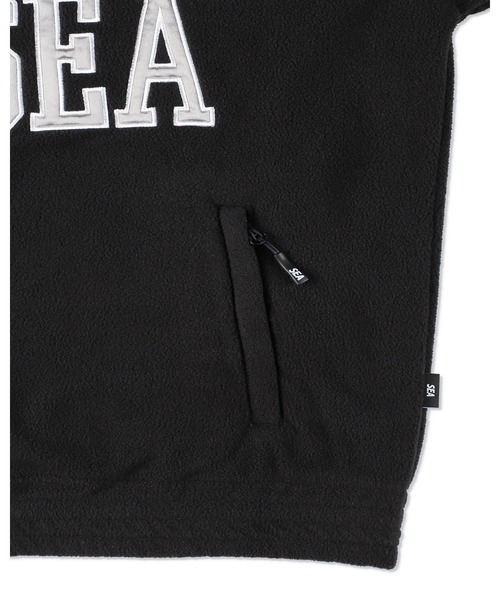 WIND AND SEA（ウィンダンシー）の「PATCH LOGO FLEECE JACKET（その他アウター・メンズ・カーキ/ブラック・L）」の6枚目の写真
