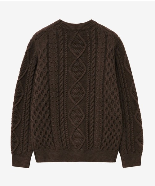 V2(ブイツー)の「V2/Dailyケーブルニット(ニット/セーター・メンズ・クリーム/ブラック/ブラウン・MEDIUM/LARGE)」の21枚目の写真