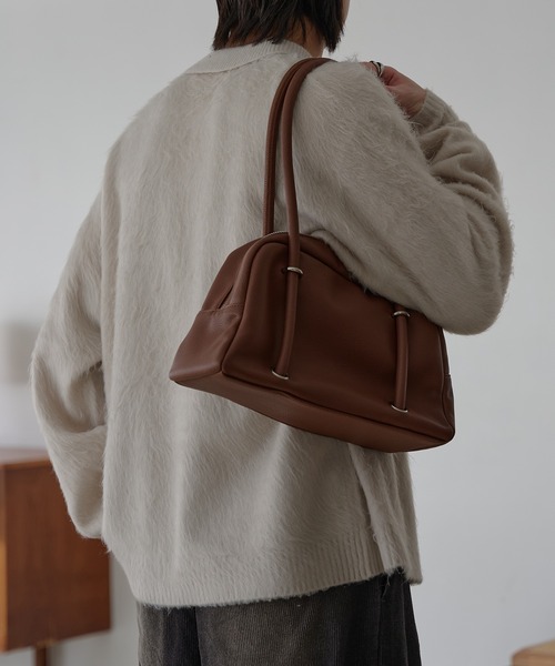 epnok(エプノック)の「ミニボストンバッグ(ショルダーバッグ・メンズ・ブラウン/ブラック・ONE SIZE)」の13枚目の写真