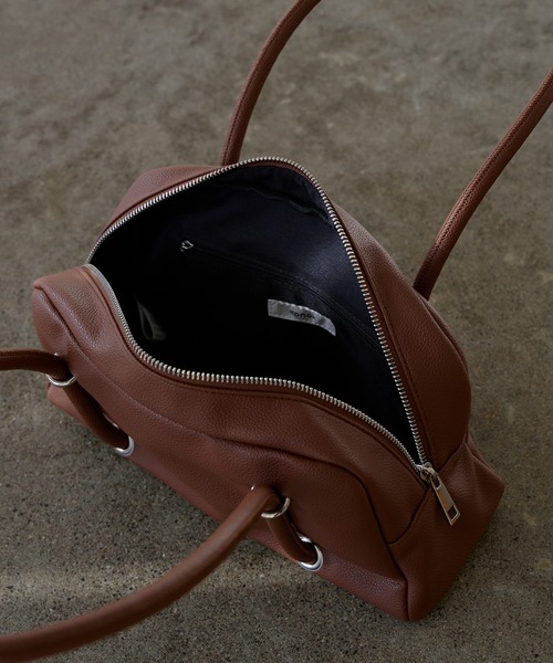 epnok(エプノック)の「ミニボストンバッグ(ショルダーバッグ・メンズ・ブラウン/ブラック・ONE SIZE)」の18枚目の写真