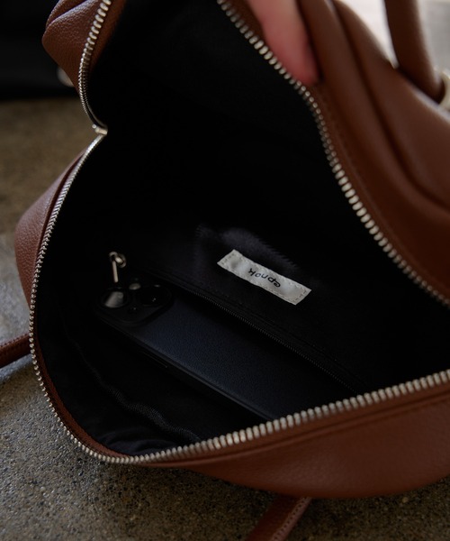 epnok(エプノック)の「ミニボストンバッグ(ショルダーバッグ・メンズ・ブラウン/ブラック・ONE SIZE)」の19枚目の写真
