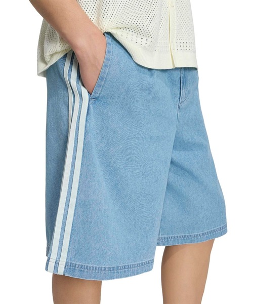 adidas(アディダス)の「adidas DENIM SHORTS / アディダス デニム ショーツ(デニムパンツ・メンズ・ライトブルー・36inch/34inch/32inch/30inch)」の6枚目の写真