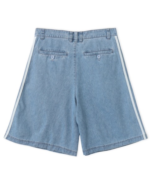 adidas(アディダス)の「adidas DENIM SHORTS / アディダス デニム ショーツ(デニムパンツ・メンズ・ライトブルー・36inch/34inch/32inch/30inch)」の8枚目の写真