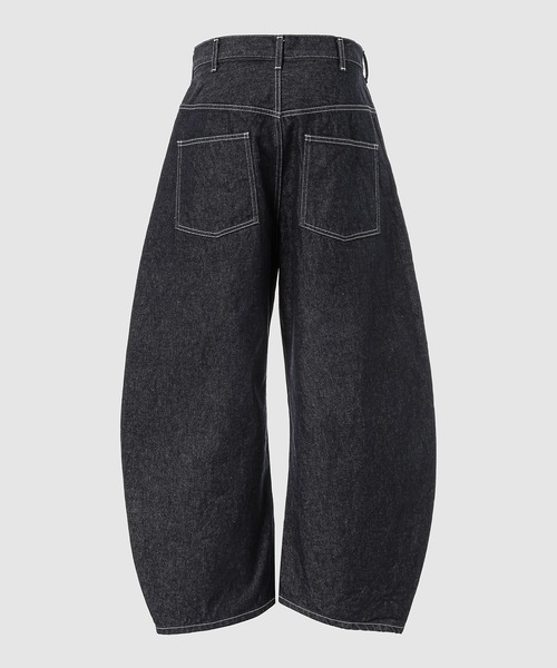 COMME des GARCONS HOMME(コム デ ギャルソン・オム)の「COTTON DENIM CURVE PANTS(デニムパンツ・メンズ・インディゴブルー/ブラック・XS/S/M/L)」の3枚目の写真