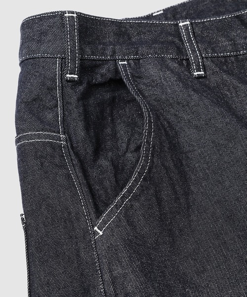 COMME des GARCONS HOMME(コム デ ギャルソン・オム)の「COTTON DENIM CURVE PANTS(デニムパンツ・メンズ・インディゴブルー/ブラック・XS/S/M/L)」の5枚目の写真
