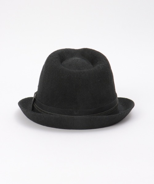 ikka（イッカ）の「リネンMIX中折ハット（ハット・メンズ・ブラック/グレー/ネイビー・FREE）」の7枚目の写真