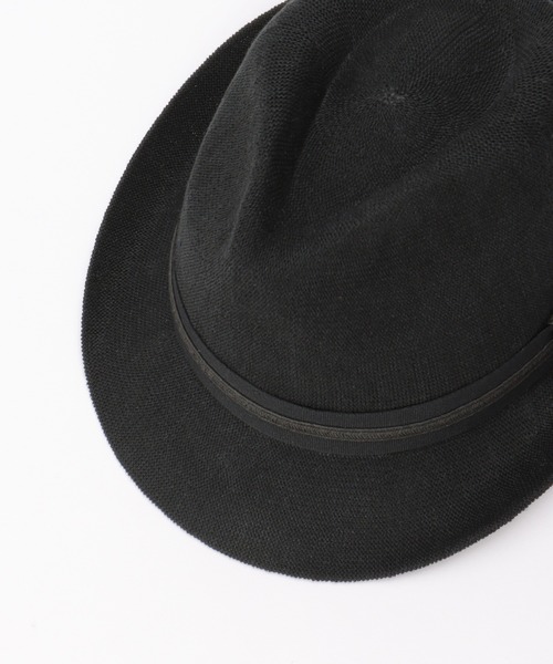 ikka（イッカ）の「リネンMIX中折ハット（ハット・メンズ・ブラック/グレー/ネイビー・FREE）」の13枚目の写真