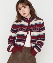 RAY CASSIN | ロゴハイネックジップニット(ニット/セーター)