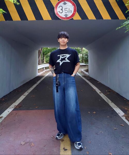 KICHUL(キチョル)の「SUMMER VACATION BALLOON PANTS (DARK BLUE)(デニムパンツ・メンズ・その他・SMALL/X-SMALL/MEDIUM/LARGE)」の6枚目の写真