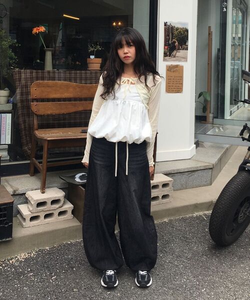 KICHUL(キチョル)の「SUMMER VACATION BALLOON PANTS (DARK BLUE)(デニムパンツ・メンズ・その他・SMALL/X-SMALL/MEDIUM/LARGE)」の12枚目の写真