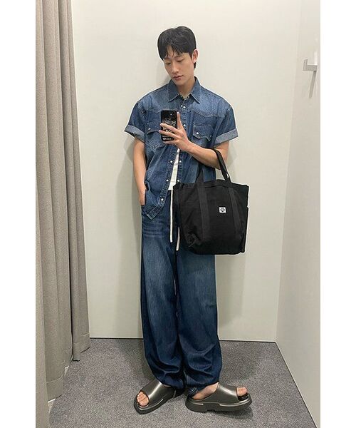 KICHUL(キチョル)の「SUMMER VACATION BALLOON PANTS (DARK BLUE)(デニムパンツ・メンズ・その他・SMALL/X-SMALL/MEDIUM/LARGE)」の15枚目の写真