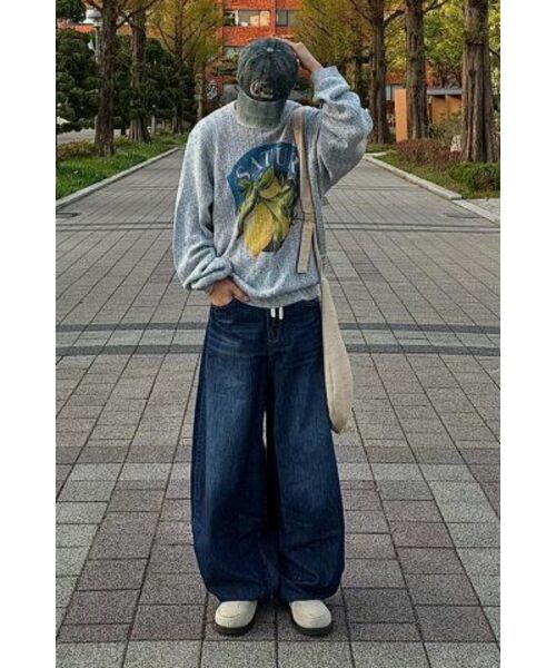 KICHUL(キチョル)の「SUMMER VACATION BALLOON PANTS (DARK BLUE)(デニムパンツ・メンズ・その他・SMALL/X-SMALL/MEDIUM/LARGE)」の19枚目の写真