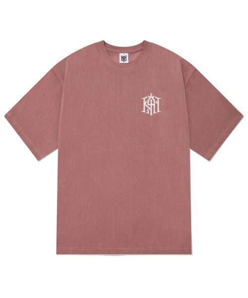 KAN6312(カン6312)の「KTPP0175 オールドカン ピグメント 半袖Tシャツ - ピンク(Tシャツ/カットソー・メンズ・その他・LARGE/X-LARGE/MEDIUM)」の1枚目の写真