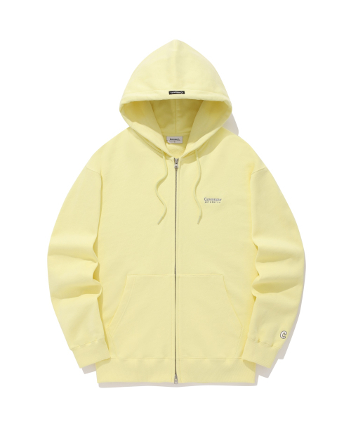 COVERNAT(カバーナット)の「スモールアセンティックフードパーカージップアップイエロー(パーカー・レディース・その他・LARGE/MEDIUM/SMALL/X-LARGE)」の1枚目の写真