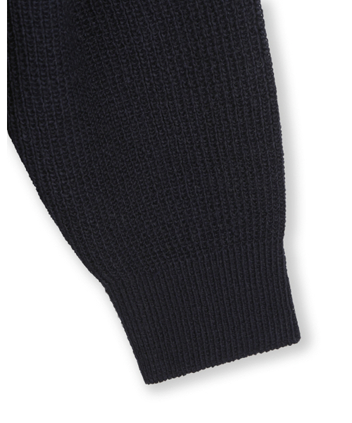 BESLOW(ビースロー)の「REGULAR FIT COLLAR KNIT NAVY(ニット/セーター・メンズ・その他・SMALL/MEDIUM/LARGE)」の4枚目の写真